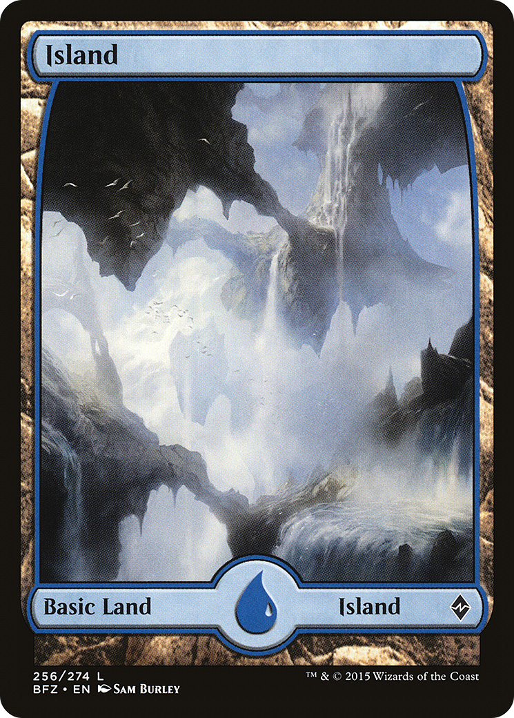 Island (256) - Full Art (BFZ-256)  - Battle for Zendikar