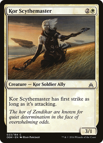 Kor Scythemaster (OGW-023)  - Oath of the Gatewatch