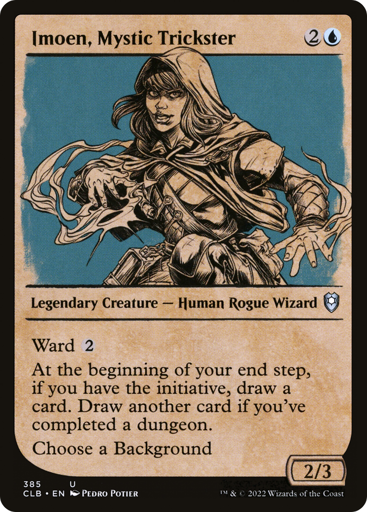 Imoen, Mystic Trickster (Showcase) (CLB-385)  Foil - Commander Legends: Battle for Baldur's Gate: (Showcase)
