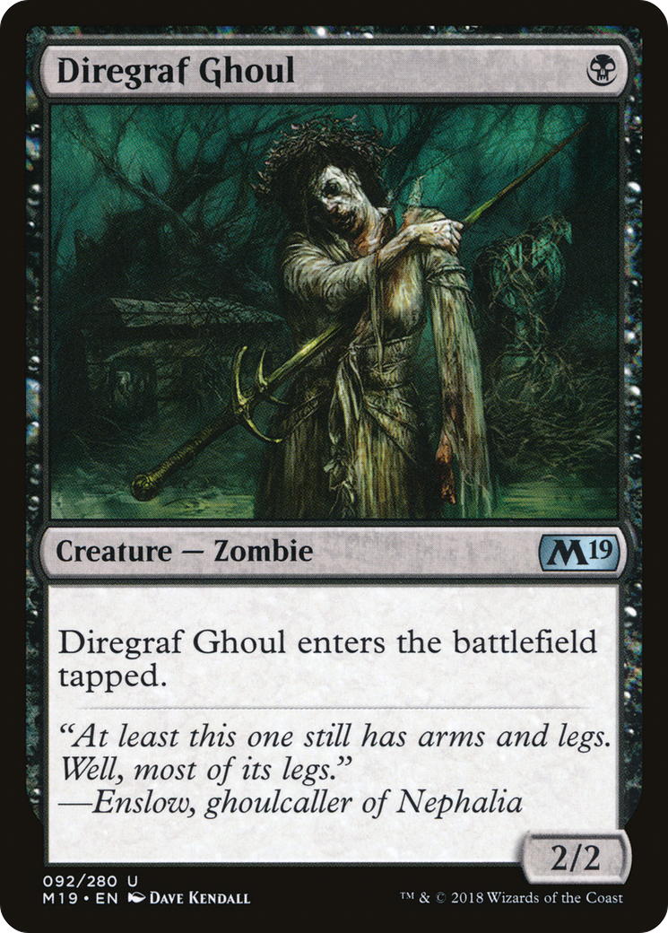 Diregraf Ghoul (M19-092)  - Core Set 2019