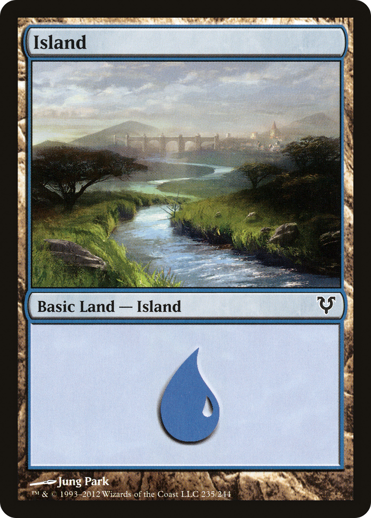 Island (235) (AVR-235)  Foil - Avacyn Restored