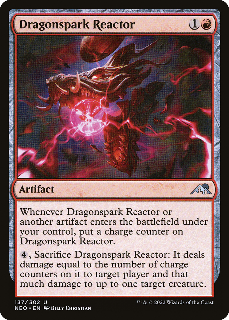 Dragonspark Reactor (NEO-137)  - Kamigawa: Neon Dynasty