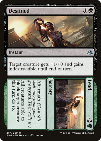 Destined // Lead (AKH-217)  Foil - Amonkhet
