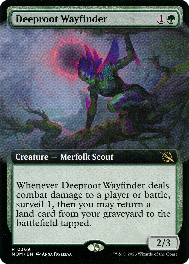 Deeproot Wayfinder (Extended Art) (MOM-369)  - March of the Machine: (Extended Art)