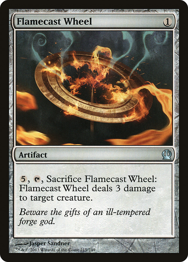 Flamecast Wheel (THS-215)  Foil - Theros