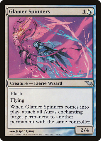 Glamer Spinners (SHM-141)  Foil - Shadowmoor