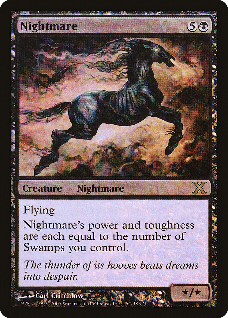 Nightmare (10E-164★)  Foil - Tenth Edition