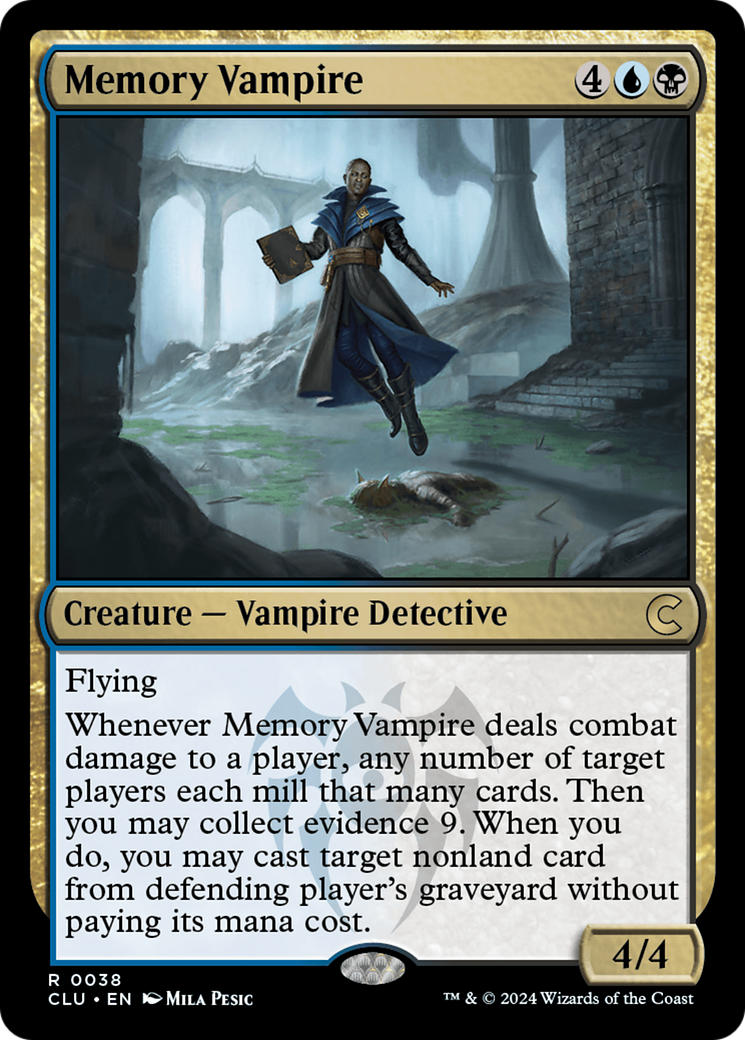 Memory Vampire (CLU-038)  - Ravnica: Clue Edition
