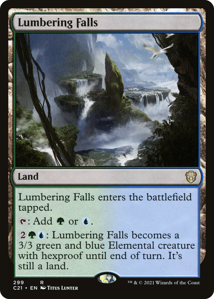 Lumbering Falls (C21-299)  - Commander 2021