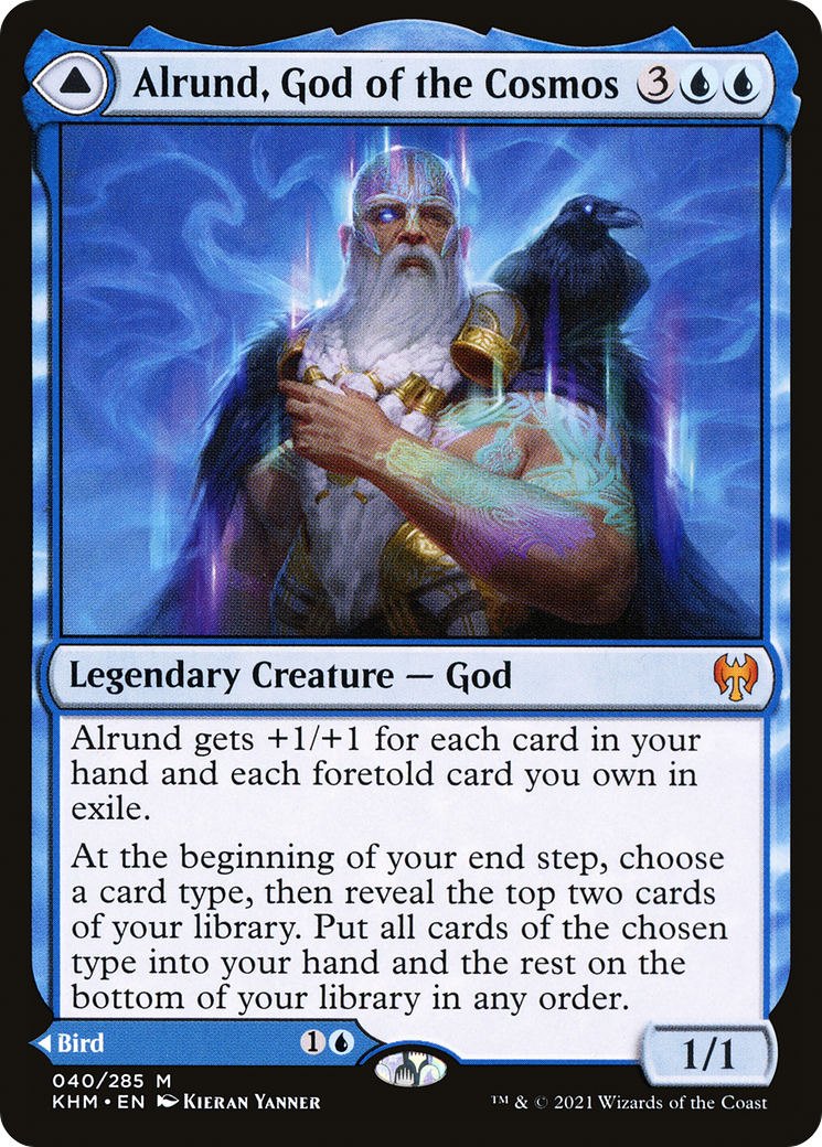 Alrund, God of the Cosmos (KHM-040)  Foil - Kaldheim