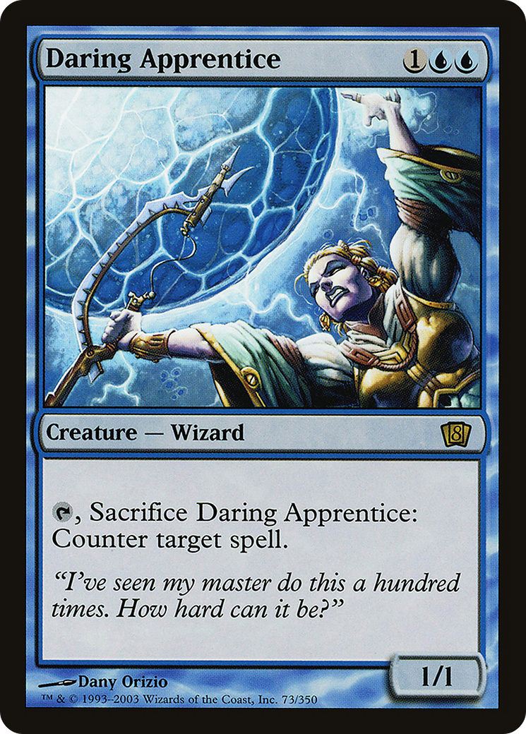 Daring Apprentice (8ED-73★) - Eighth Edition Foil