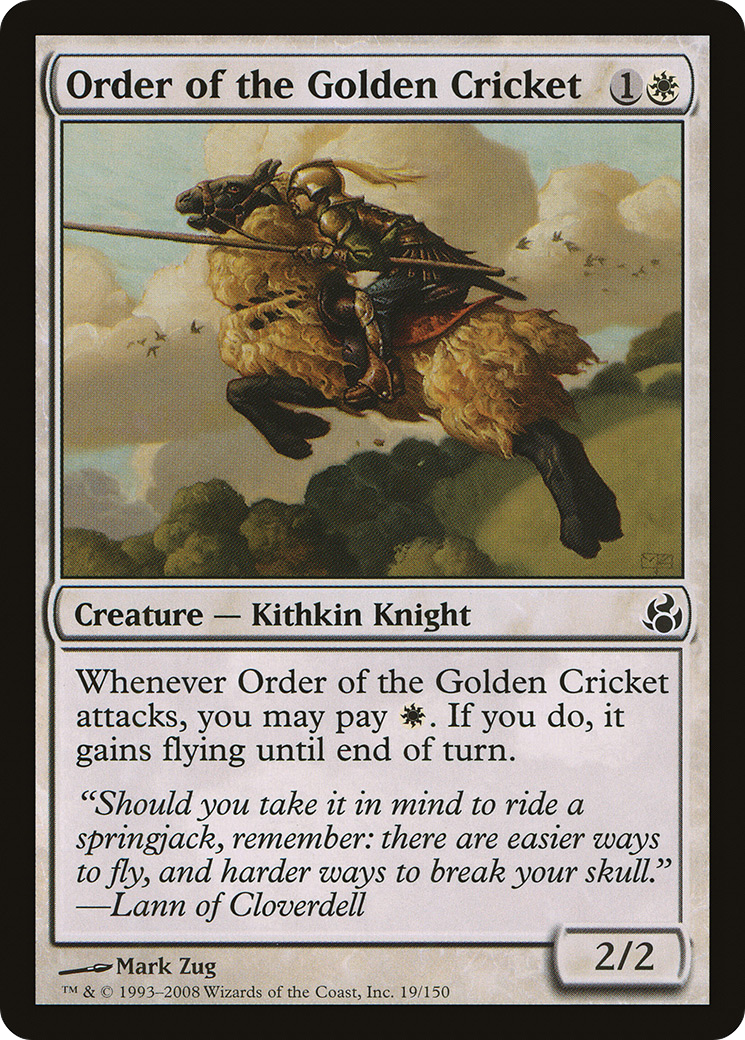 Order of the Golden Cricket (MOR-019)  Foil - Morningtide