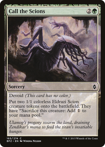 Call the Scions (BFZ-165)  - Battle for Zendikar