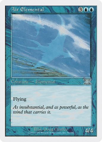 Air Elemental (6ED-056)  - Classic Sixth Edition
