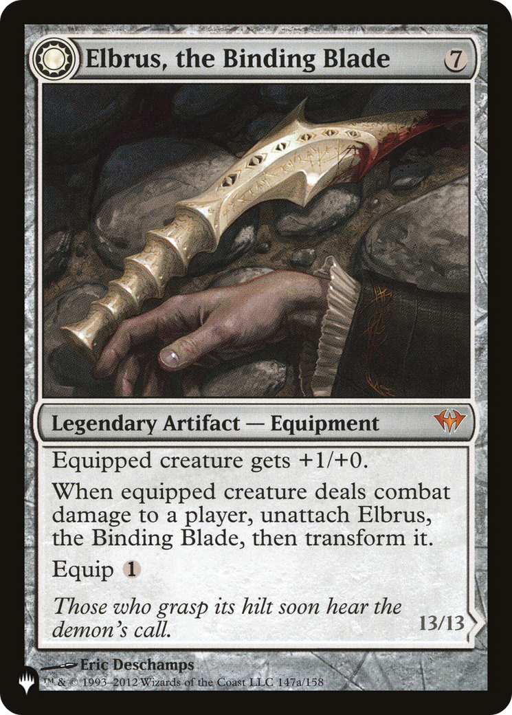 Elbrus, the Binding Blade (LIST-147)  - The List: (Double Faced Transform)
