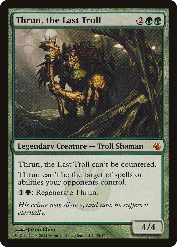 Thrun, the Last Troll (MBS-092)  Foil - Mirrodin Besieged