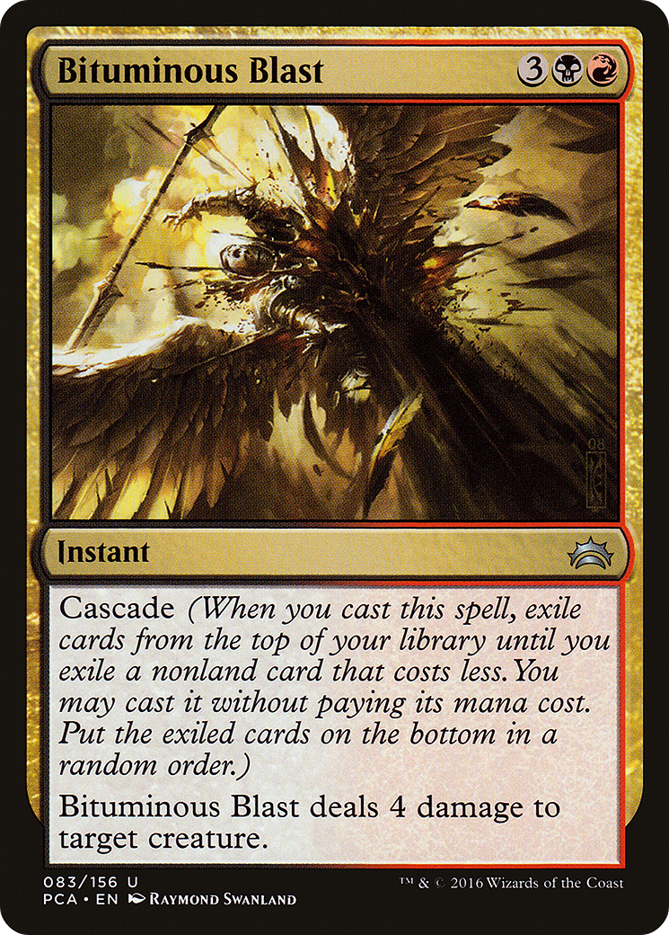 Bituminous Blast (PCA-083)  - Planechase Anthology