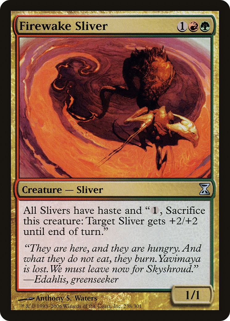 Firewake Sliver (TSP-238)  - Time Spiral