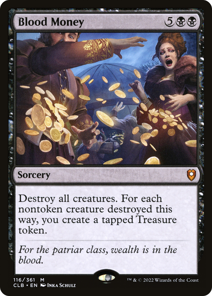 Blood Money (CLB-116)  Foil - Commander Legends: Battle for Baldur's Gate
