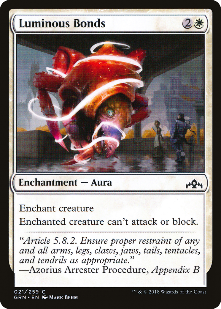 Luminous Bonds (GRN-021)  Foil - Guilds of Ravnica