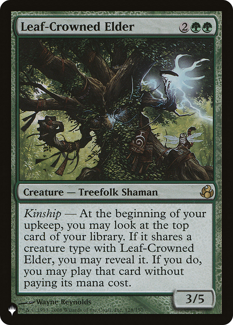 Leaf-Crowned Elder (LIST-128/150)  - The List
