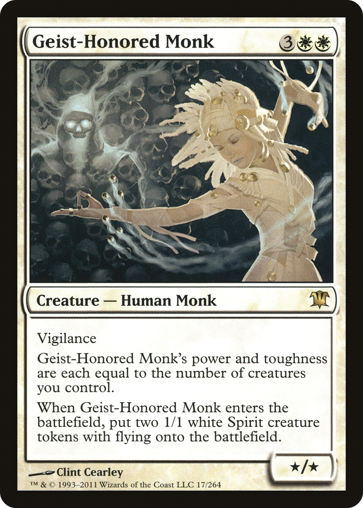 Geist-Honored Monk (ISD-017)  Foil - Innistrad
