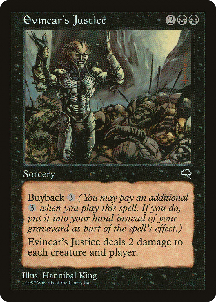 Evincar's Justice (TMP-134)  - Tempest