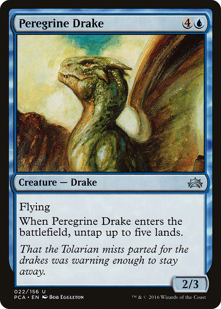 Peregrine Drake (PCA-022)  - Planechase Anthology