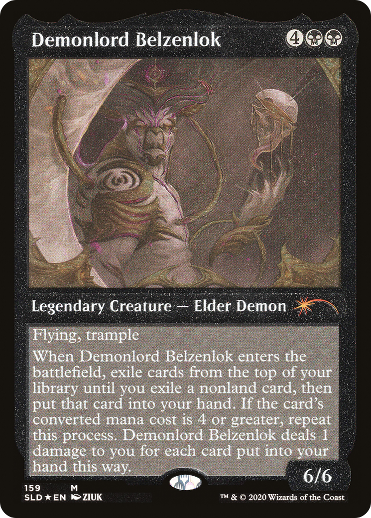 Demonlord Belzenlok (SLD-159★)  Etched Foil - Secret Lair Drop