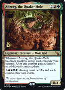 Anzrag, the Quake-Mole (PRE-186)  Foil - Murders at Karlov Manor Promos