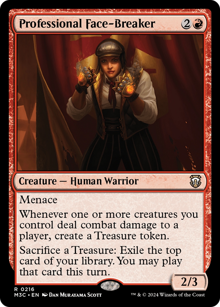 Professional Face-Breaker (M3C-216)  - Modern Horizons 3 Commander