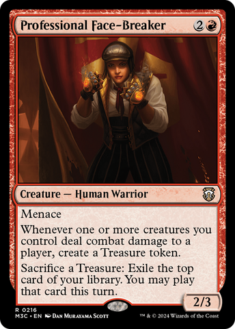 Professional Face-Breaker (M3C-216)  - Modern Horizons 3 Commander