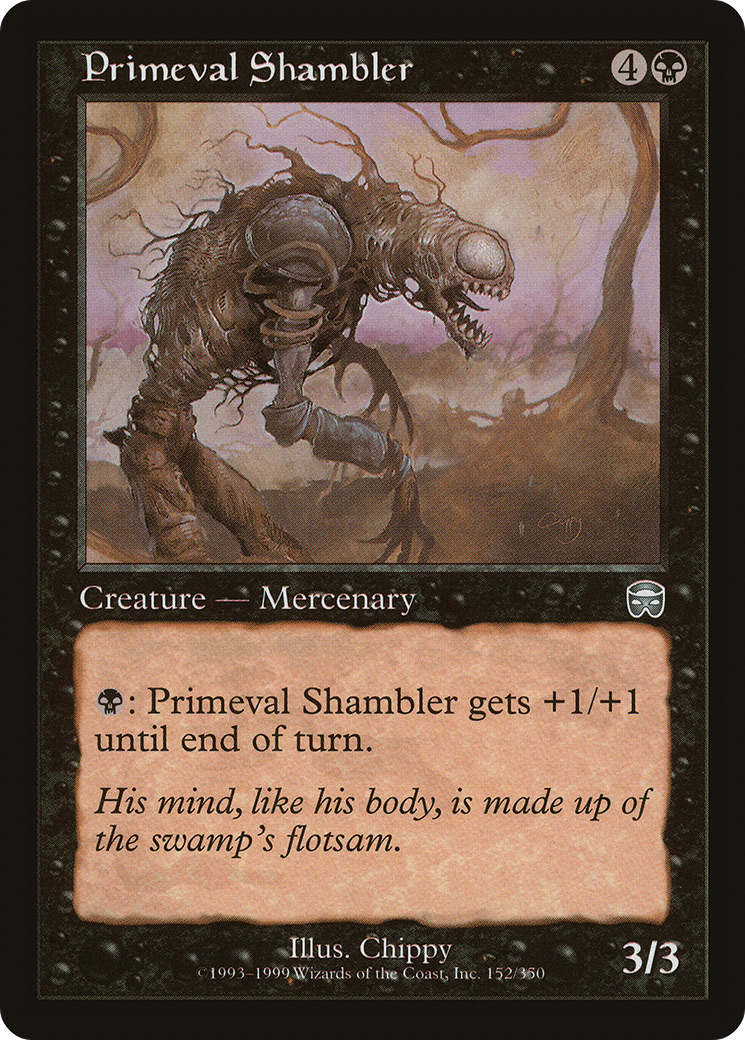 Primeval Shambler (MMQ-152)  - Mercadian Masques