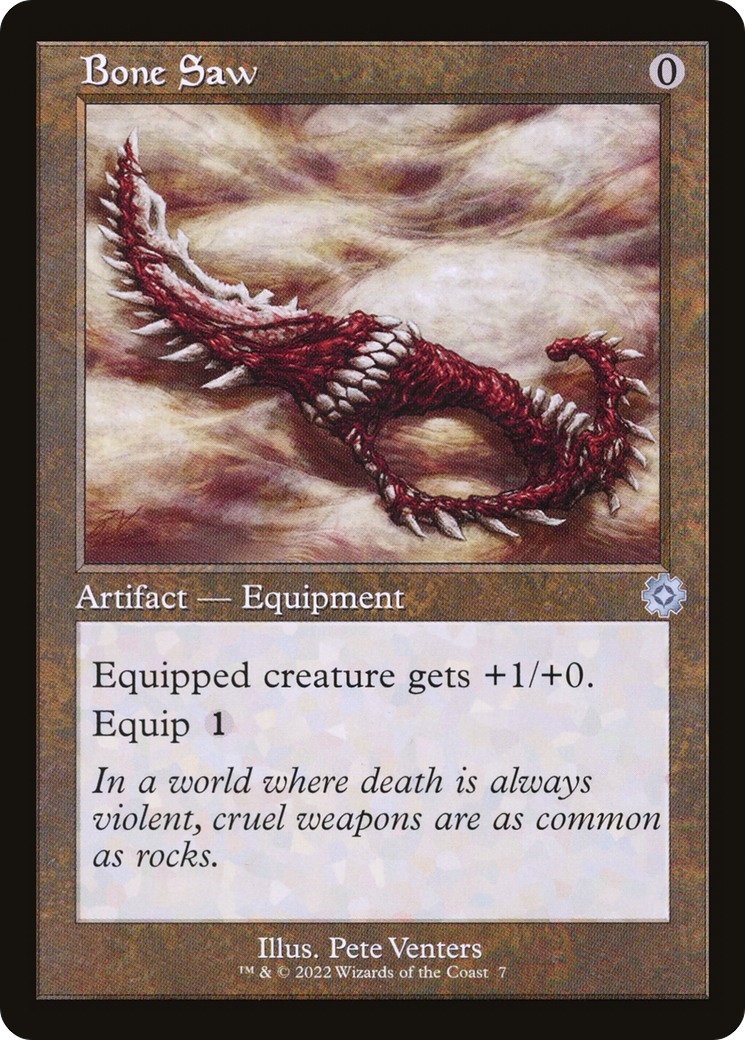 Bone Saw (BRR-007)  Foil - The Brothers' War Retro Artifacts