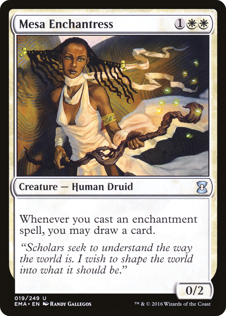 Mesa Enchantress (EMA-019)  Foil - Eternal Masters
