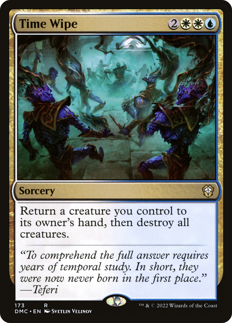 Time Wipe (DMC-173)  - Dominaria United Commander