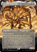 Ao, the Dawn Sky (Borderless) (NEO-406)  Foil - Kamigawa: Neon Dynasty