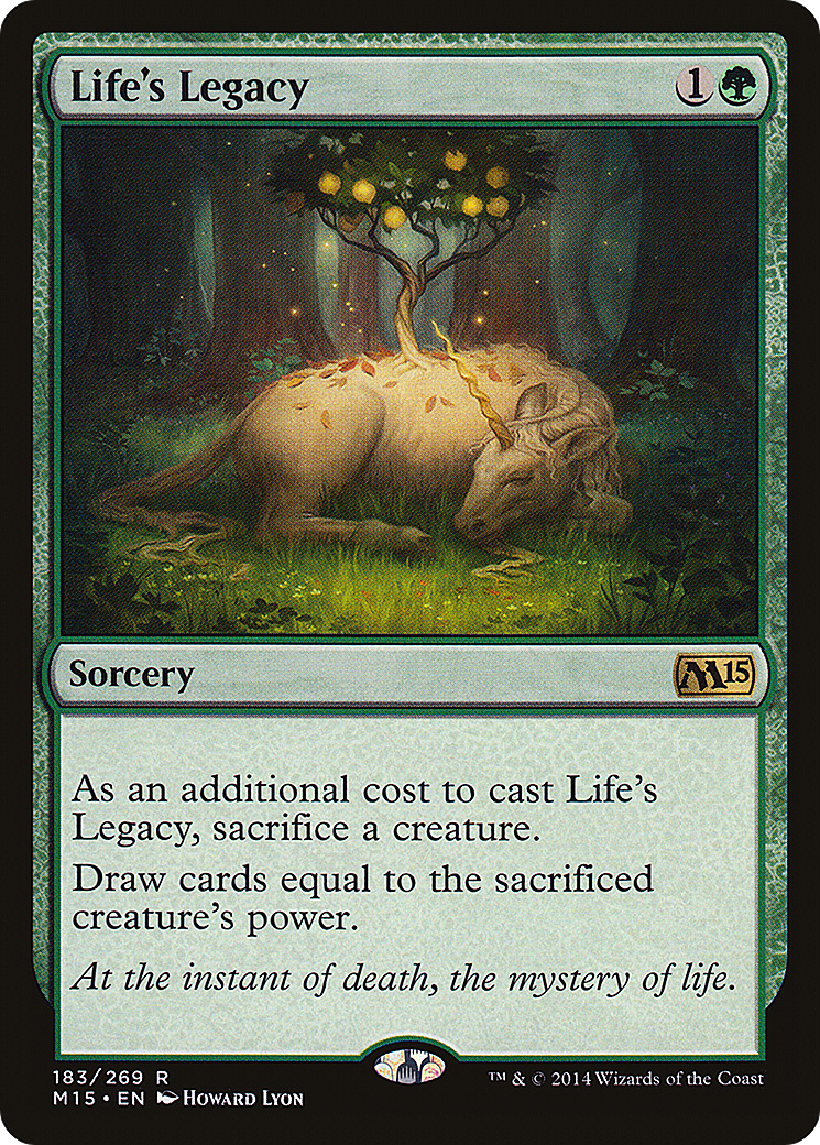 Life's Legacy (M15-183)  Foil - Magic 2015