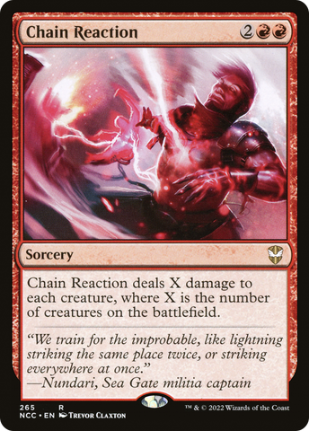 Chain Reaction (NCC-265)  - New Capenna Commander