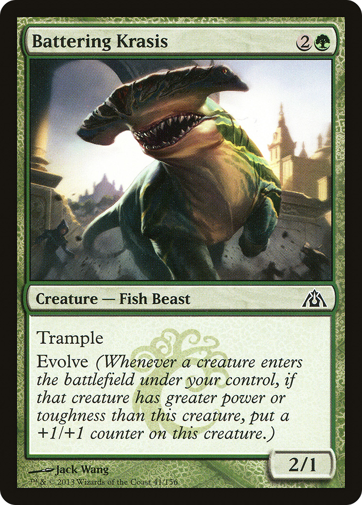 Battering Krasis (DGM-041)  Foil - Dragon's Maze