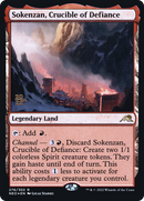 Sokenzan, Crucible of Defiance (PRE-276S) - Kamigawa: Neon Dynasty Promos Foil