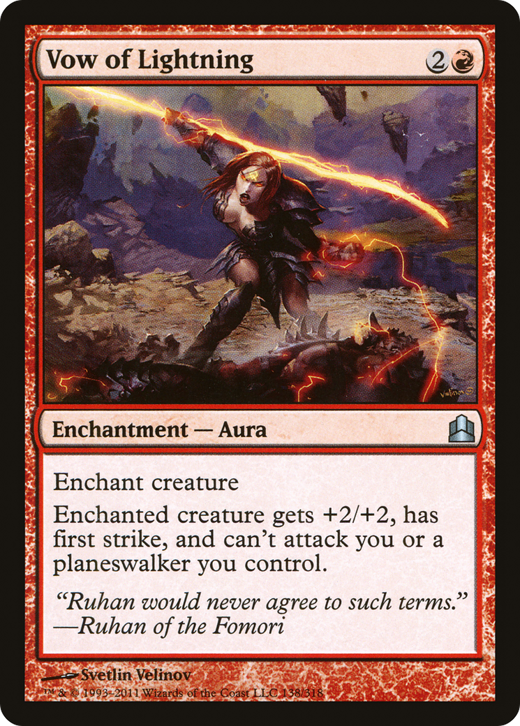 Vow of Lightning (CMD-138)  - Commander 2011