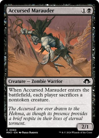 Accursed Marauder (MH3-080)  - Modern Horizons 3