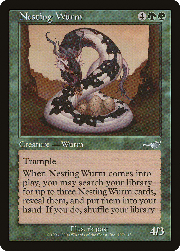Nesting Wurm (NMS-107)  - Nemesis