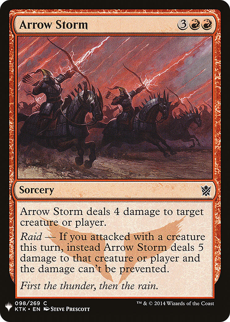 Arrow Storm (LIST-KTK-98)  - The List