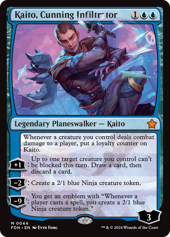 Kaito, Cunning Infiltrator (FDN-044)  - Foundations