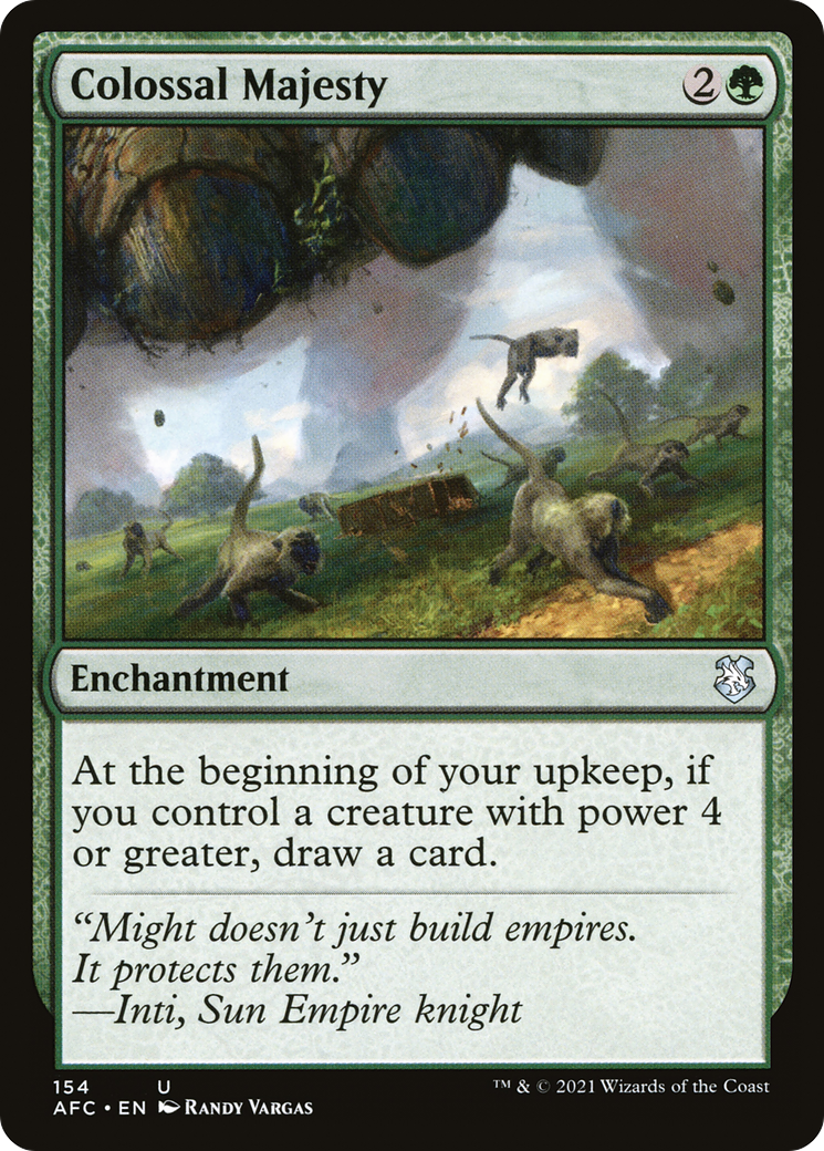 Colossal Majesty (AFC-154) - Adventures in the Forgotten Realms Commander