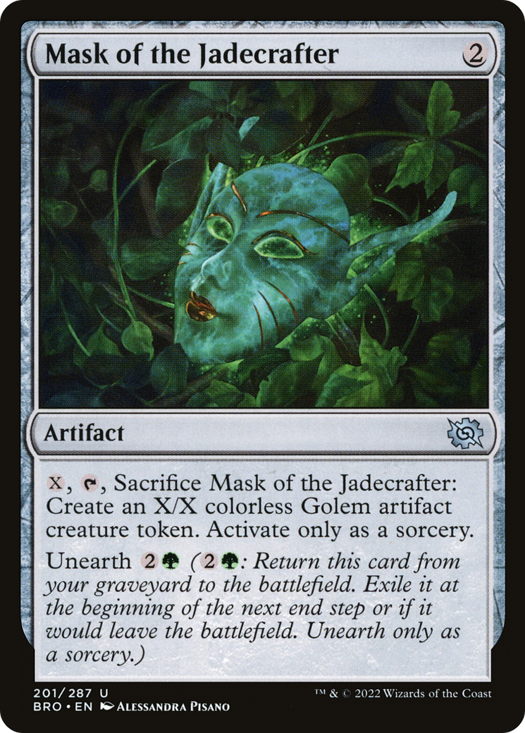 Mask of the Jadecrafter (BRO-201)  - The Brothers' War