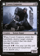 Covert Cutpurse (MID-092)  Foil - Innistrad: Midnight Hunt: (Double Faced Transform)