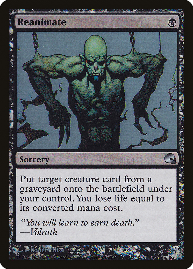 Reanimate (GRV-015)  Foil - Premium Deck Series: Graveborn